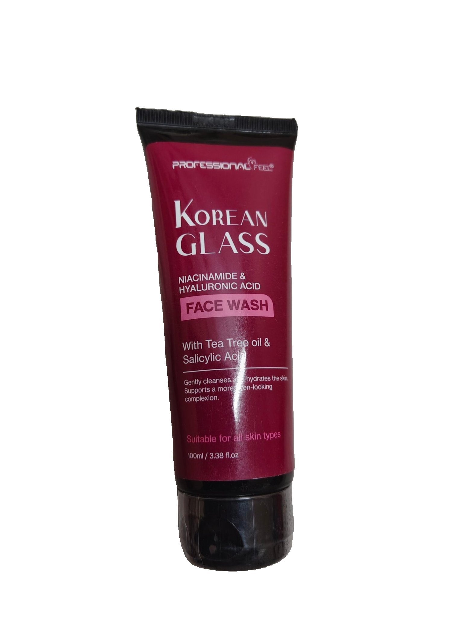Professional Brand Korean Glass Niacinamide & Hyaluronic Acid Face Wash (100ml)