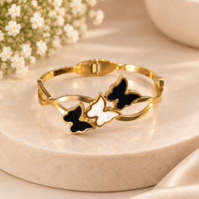 Home 9 Anti Tarnish Butterfly Enamel Bracelet for Women